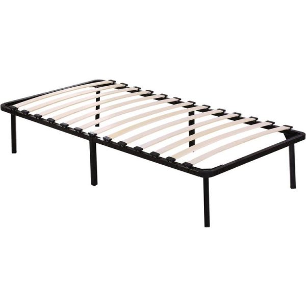 Nouveau 😍 Habitat Et Jardin Cadre à Lattes + Pieds Pour Matelas De 90 X 190 Cm – 13 Lattes ❤️ magasin en ligne france 1